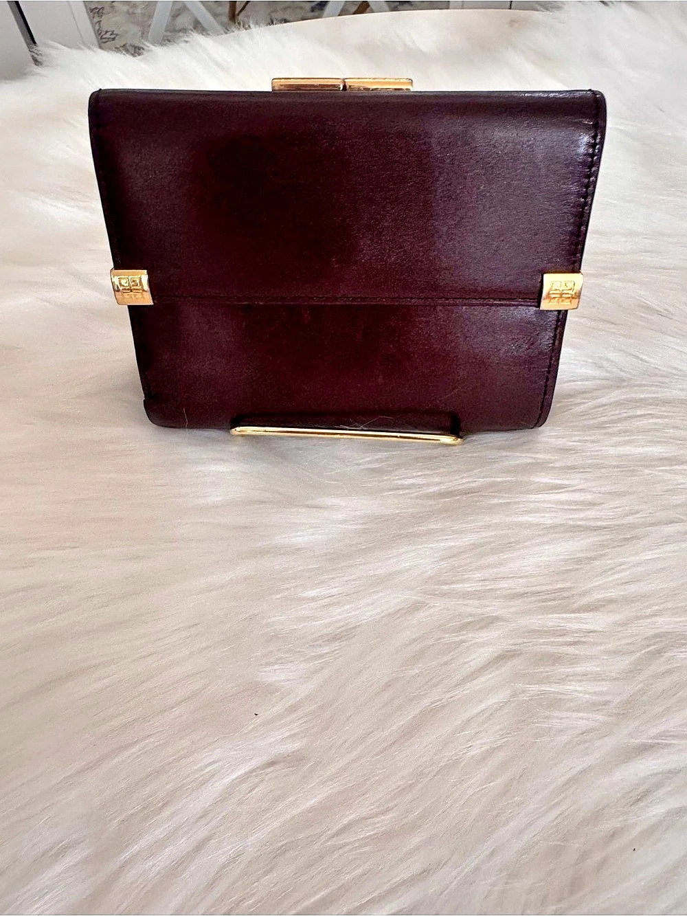 Givenchy Brown Bifold Leather Wallet